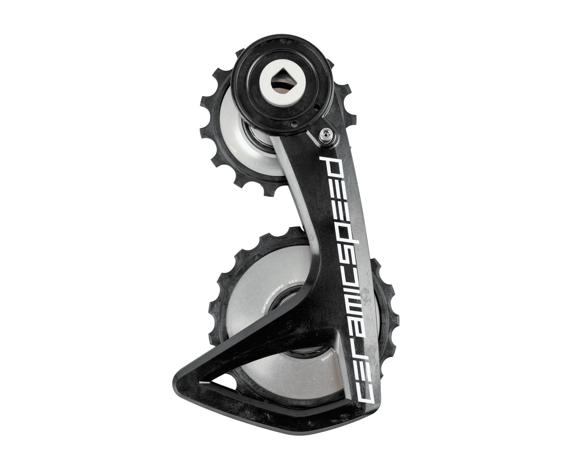 CHAPE DE DERAILLEUR CERAMICSPEED OSPW RS ALPHA FOR SRAM RED D1/E1 + FORCE D1 V2 — BLACK TEAM