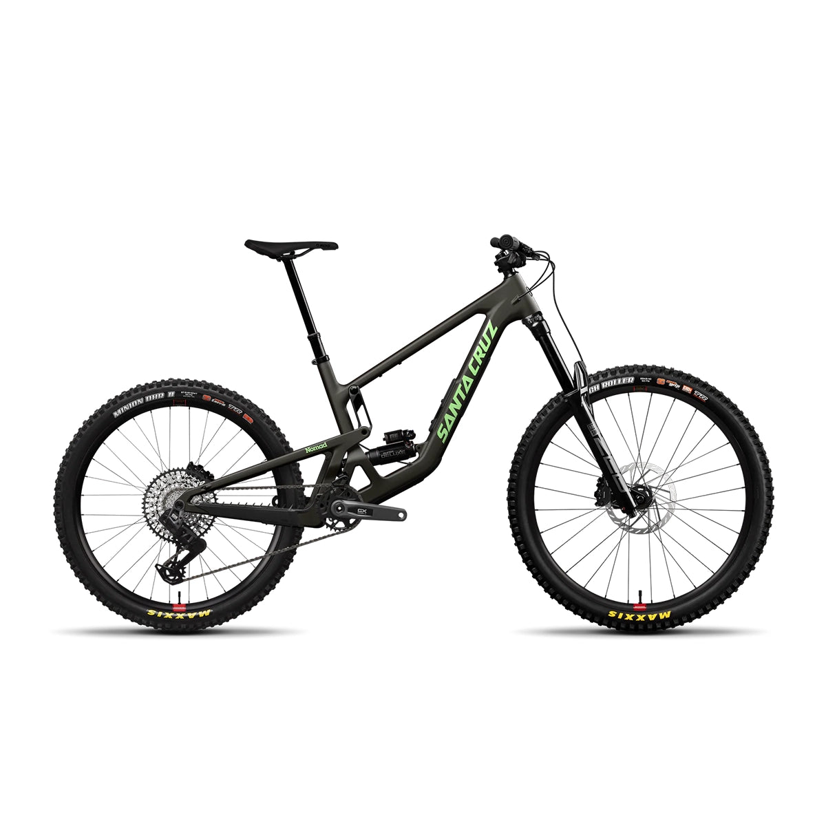 Santa Cruz Nomad GX AXS 2026 coloris Matte Metallic Earth, VTT enduro carbone tout-suspendu | Vitto'Velo