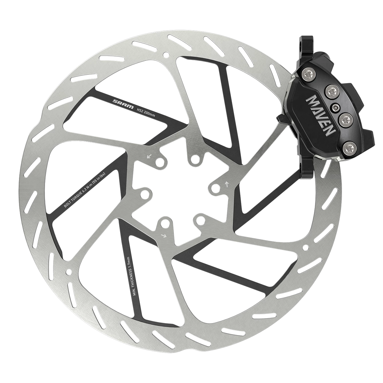 KIT FREIN À DISQUE VTT SRAM MAVEN SILVER