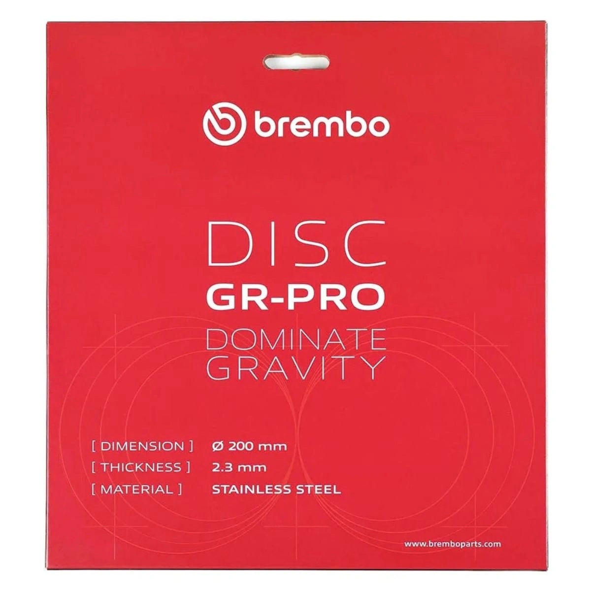 DISQUE DE FREIN VTT BREMBO GR-PRO 220 MM 6 TROUS