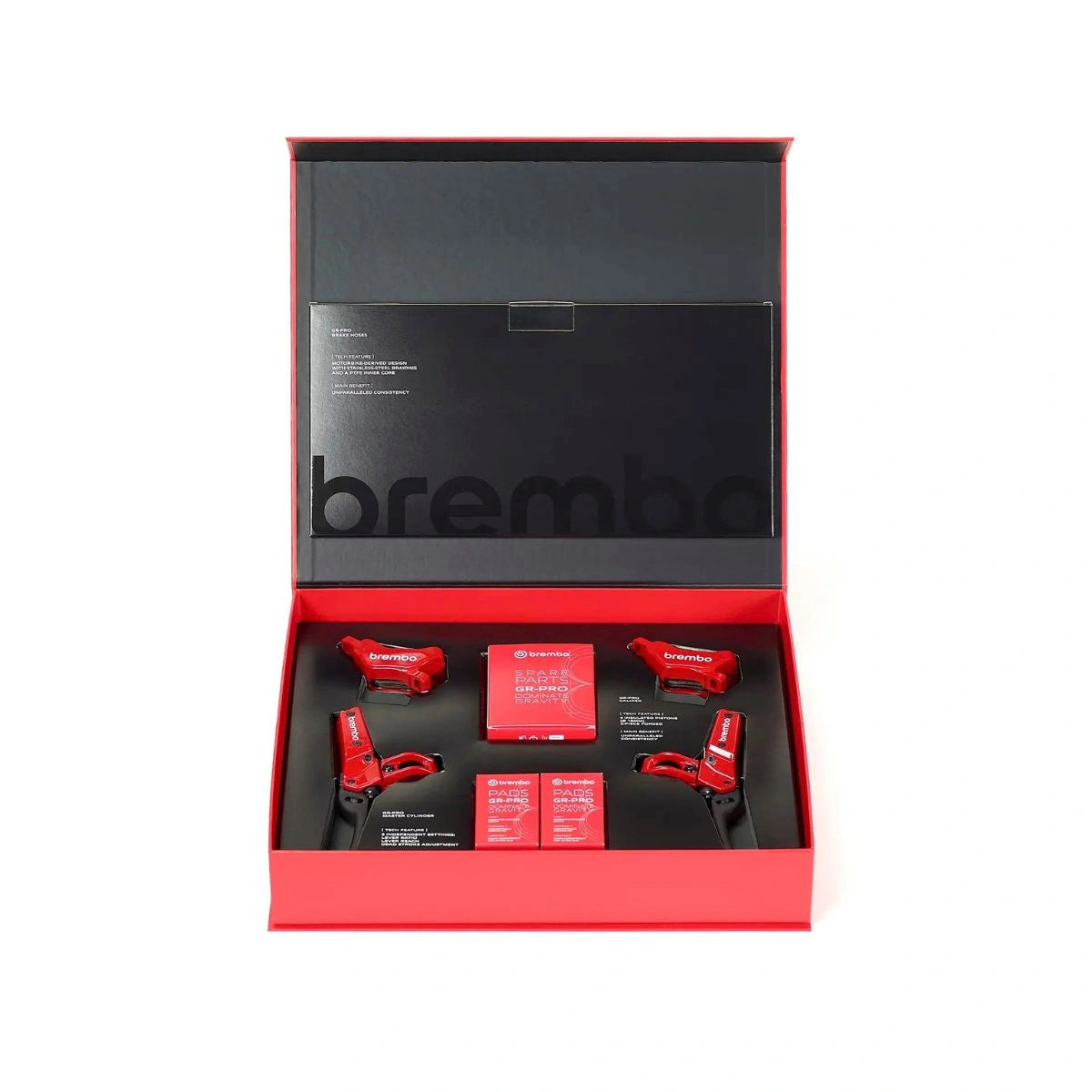 KIT DE FREINS VTT BREMBO GR-PRO 4 PISTONS AVANT ET ARRIÈRE
